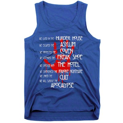 American Movies Horror Story Halloween Tank Top