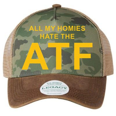 All My Homies Hate The Atf Quote Legacy Tie Dye Trucker Hat