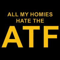 All My Homies Hate The Atf Quote Cooling Performance Crew T-Shirt
