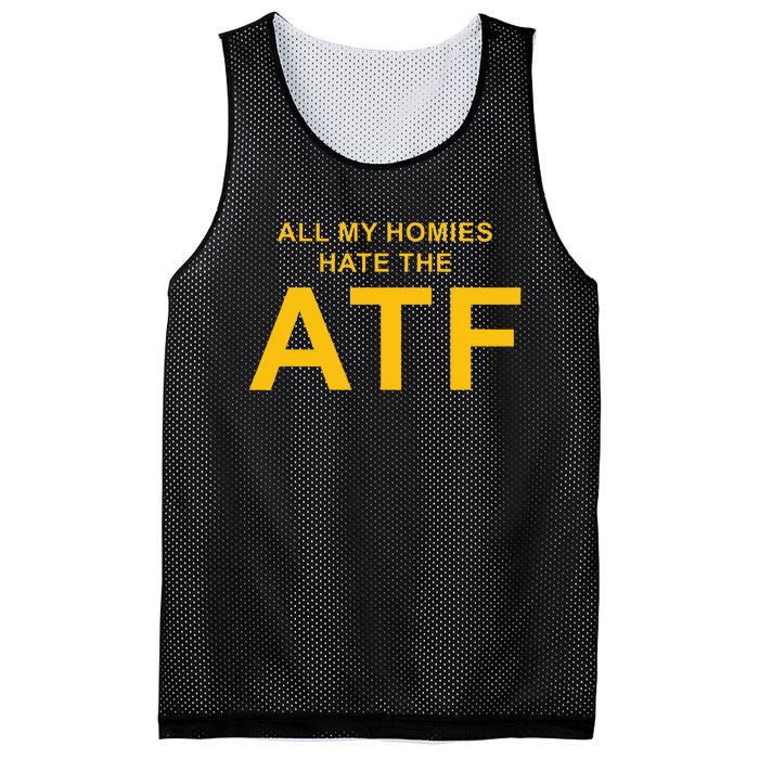 All My Homies Hate The Atf Quote Mesh Reversible Basketball Jersey Tank