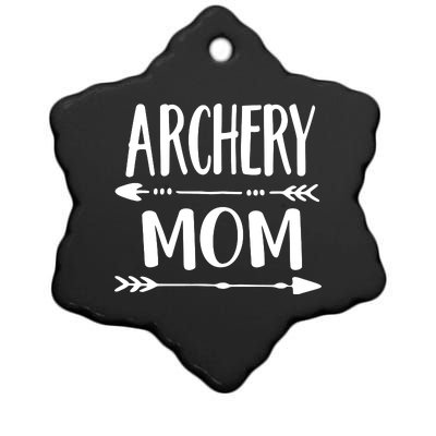 Archery Mom Hunting Archer Bow Hunter Arrow Tee Ceramic Star Ornament