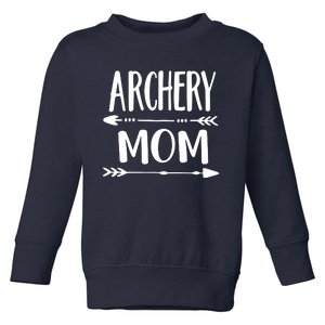 Archery Mom Hunting Archer Bow Hunter Arrow Tee Toddler Sweatshirt