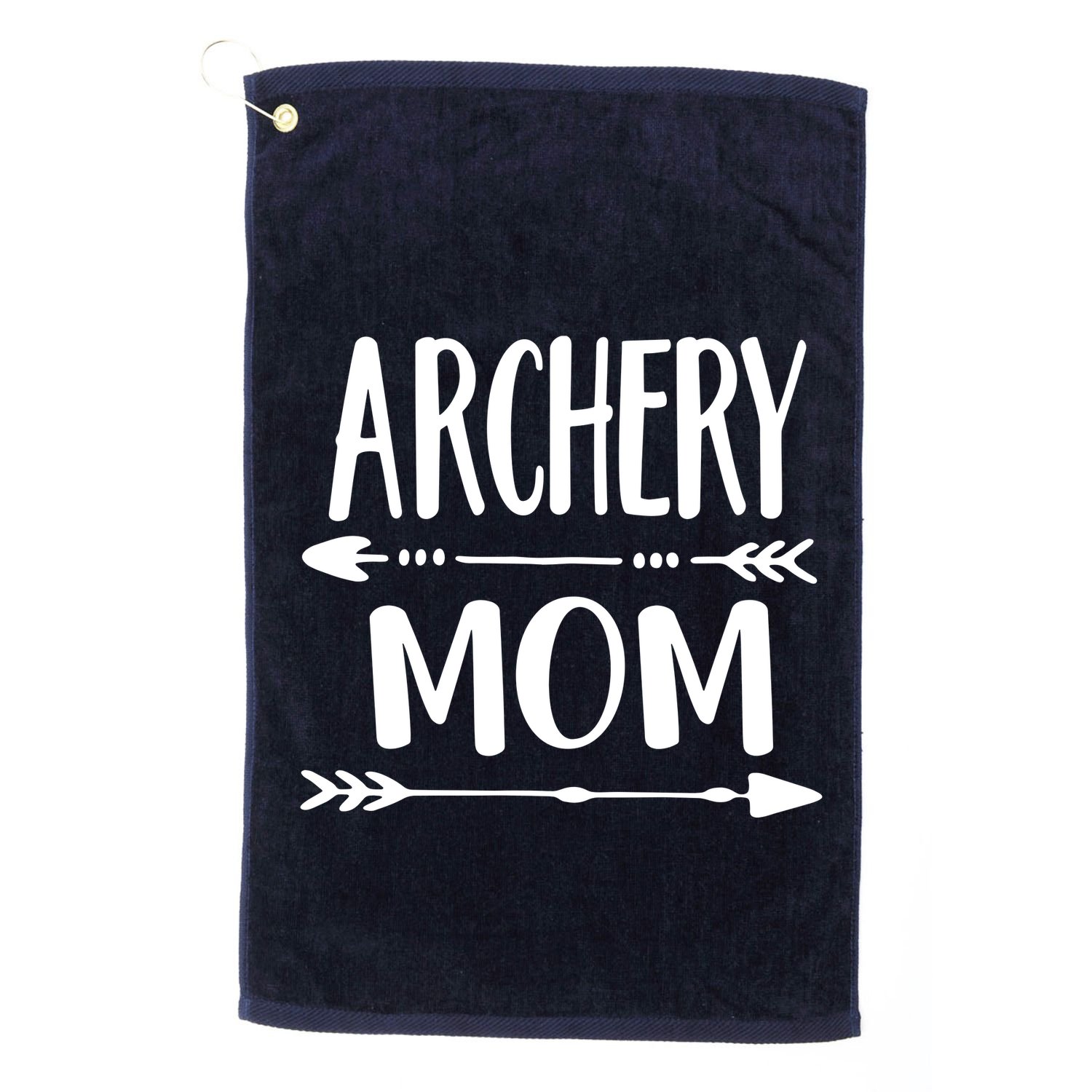 Archery Mom Hunting Archer Bow Hunter Arrow Tee Golf Towel