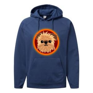 A Must Have Brussels Griffon Coat Of Arms Meaningful Gift Performance Fleece Hoodie