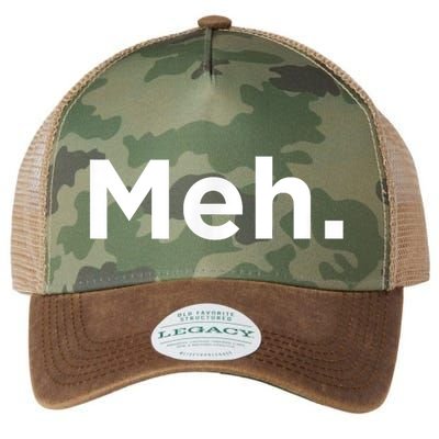 A Meh. Humorous Legacy Tie Dye Trucker Hat