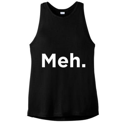 A Meh. Humorous Ladies PosiCharge Tri-Blend Wicking Tank