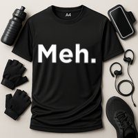 A Meh. Humorous Cooling Performance Crew T-Shirt