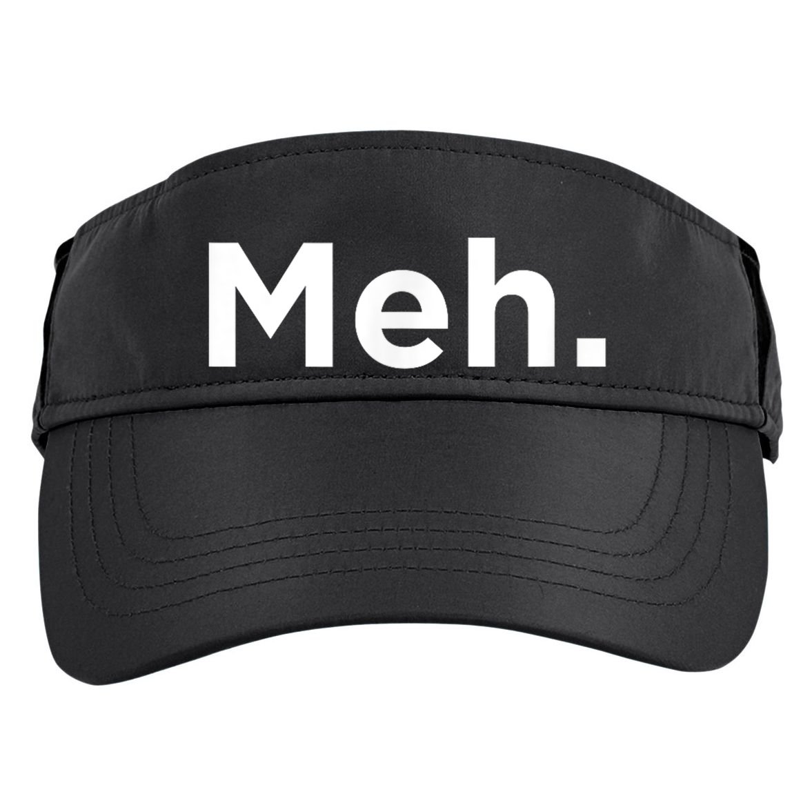 A Meh. Humorous Adult Drive Performance Visor
