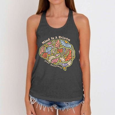 Alec Mind Is A Prison Benjamin Women's Knotted Racerback Tank