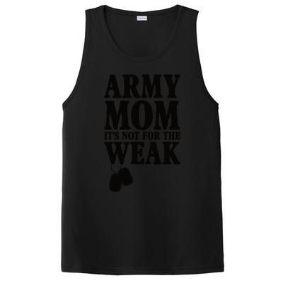 Army Mother Its Not For The Weak | Military Mom Army PosiCharge Competitor Tank