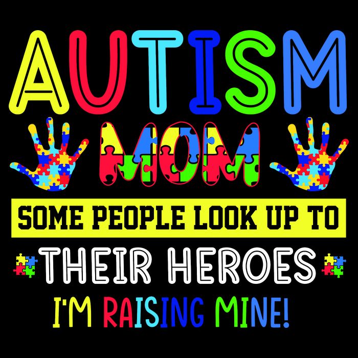 Autism Mom I'm Raising My Hero Awareness Puzzle Backpack