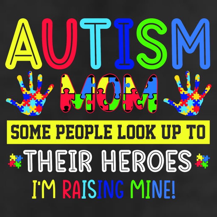 Autism Mom I'm Raising My Hero Awareness Puzzle Adult Drive Performance Visor