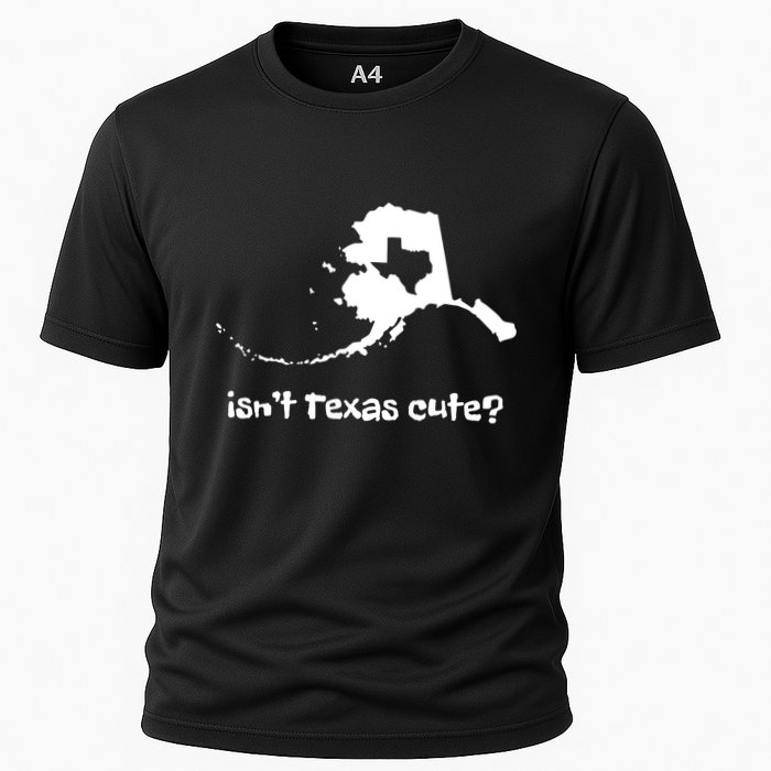 Alaska Map Isnt Texas Cute Funny Design Performance Shirt