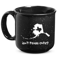 Alaska Map Isnt Texas Cute Funny Design 15oz Campfire Ceramic Mug
