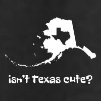Alaska Map Isnt Texas Cute Funny Design 15oz Campfire Ceramic Mug