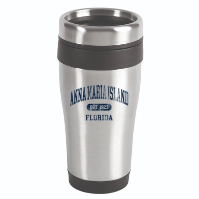 Anna Maria Island Florida Retro Preppy Throwback Souvenir 16oz Travel Tumbler