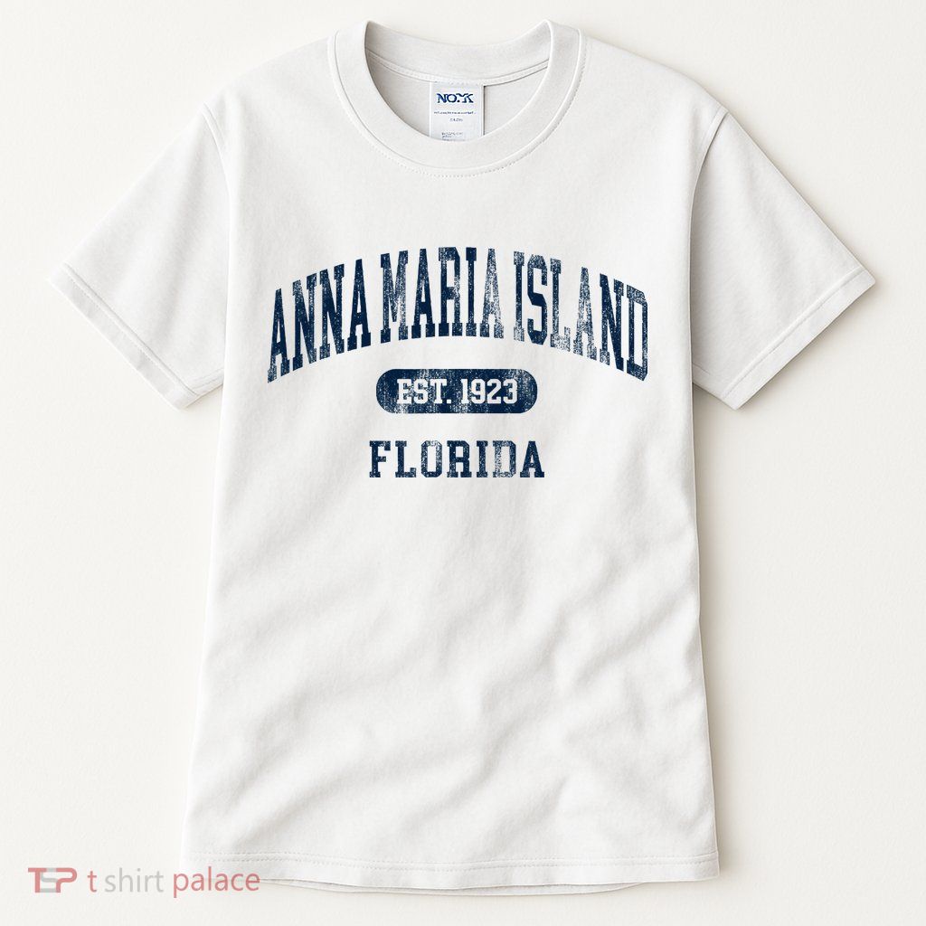 Anna Maria Island Florida Retro Preppy Throwback Souvenir Tall T-Shirt