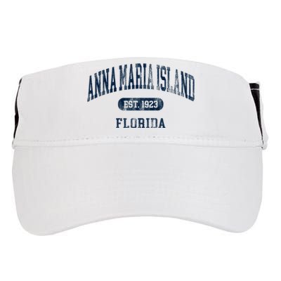 Anna Maria Island Florida Retro Preppy Throwback Souvenir Adult Drive Performance Visor