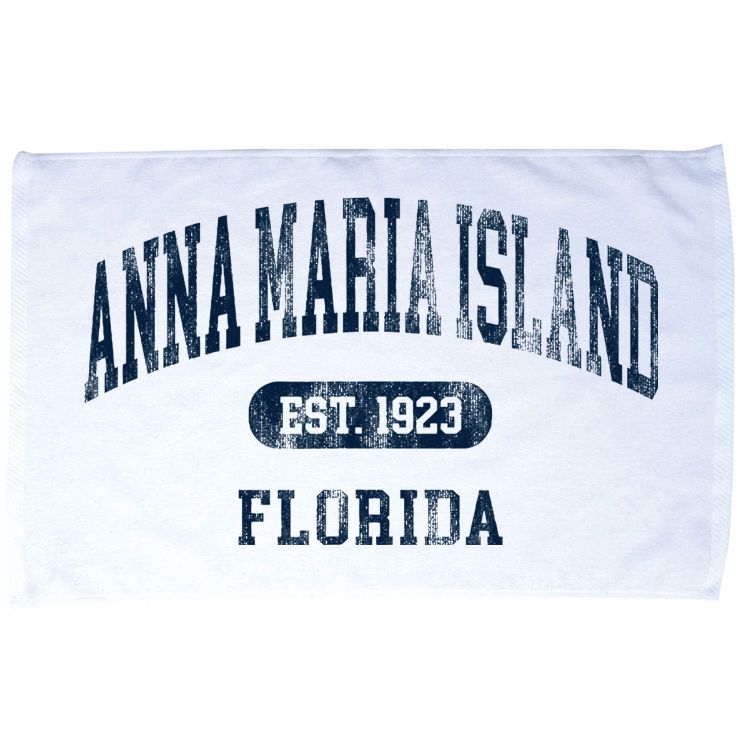 Anna Maria Island Florida Retro Preppy Throwback Souvenir Microfiber Hand Towel