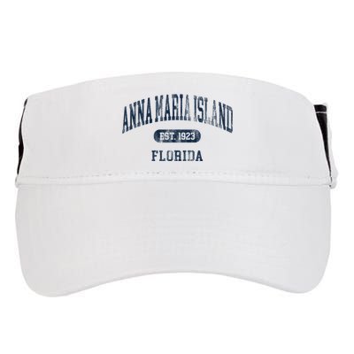 Anna Maria Island Florida Retro Preppy Adult Drive Performance Visor