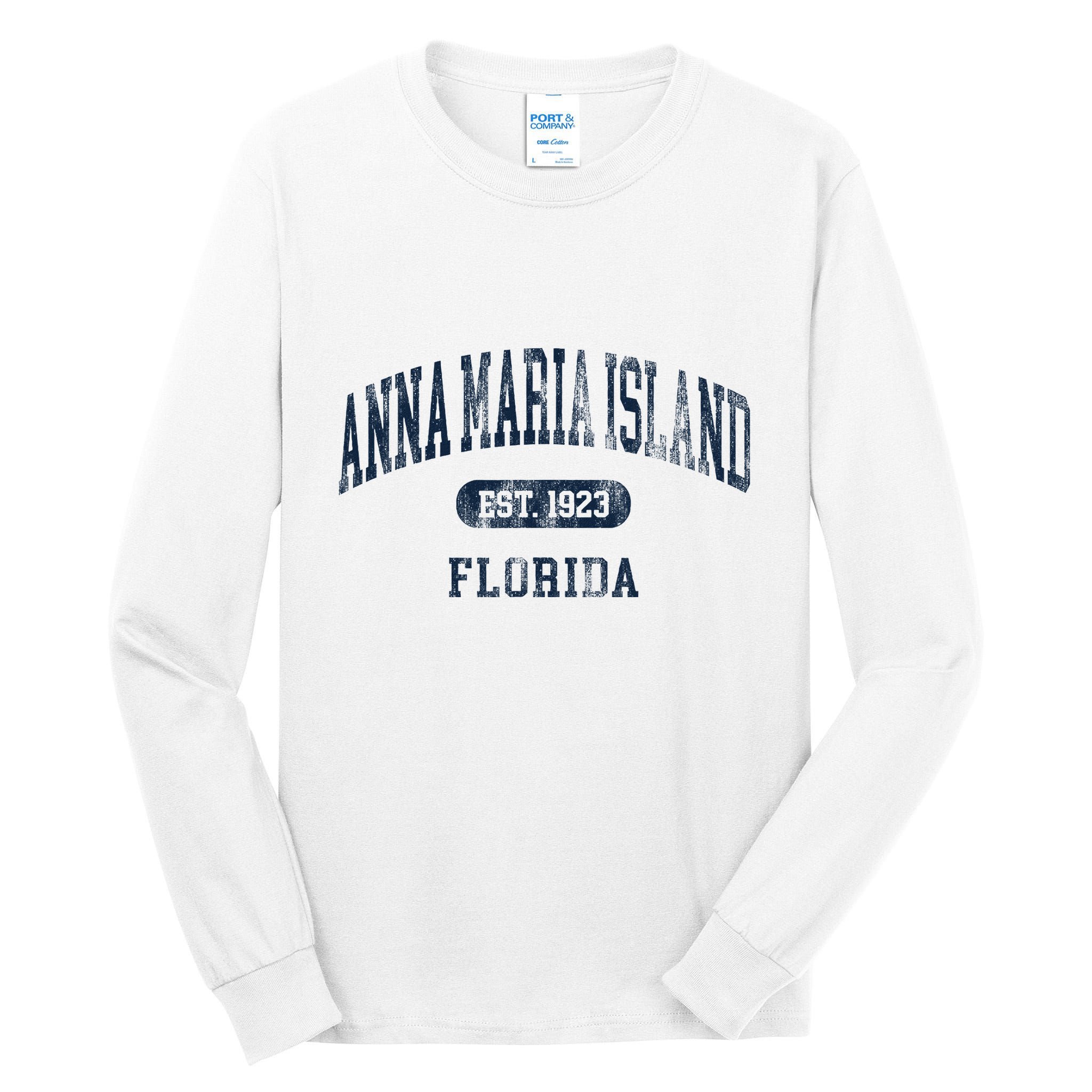 Anna Maria Island Florida Retro Preppy Tall Long Sleeve T-Shirt