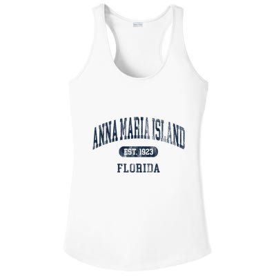 Anna Maria Island Florida Retro Preppy Ladies PosiCharge Competitor Racerback Tank