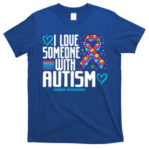 Autism Mom I Love Someone With Autism Gift T-Shirt