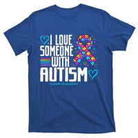 Autism Mom I Love Someone With Autism Gift T-Shirt