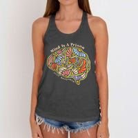 Alec Mind Is A Prison Benjamin Women's Knotted Racerback Tank