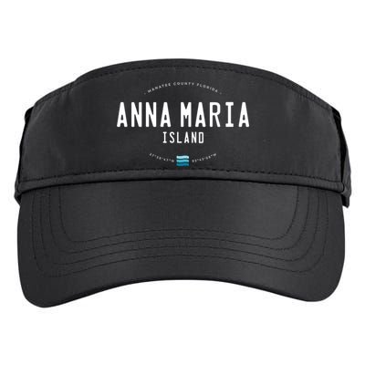 Anna Maria Island Florida Beach Waves Meaningful Gift Adult Drive Performance Visor