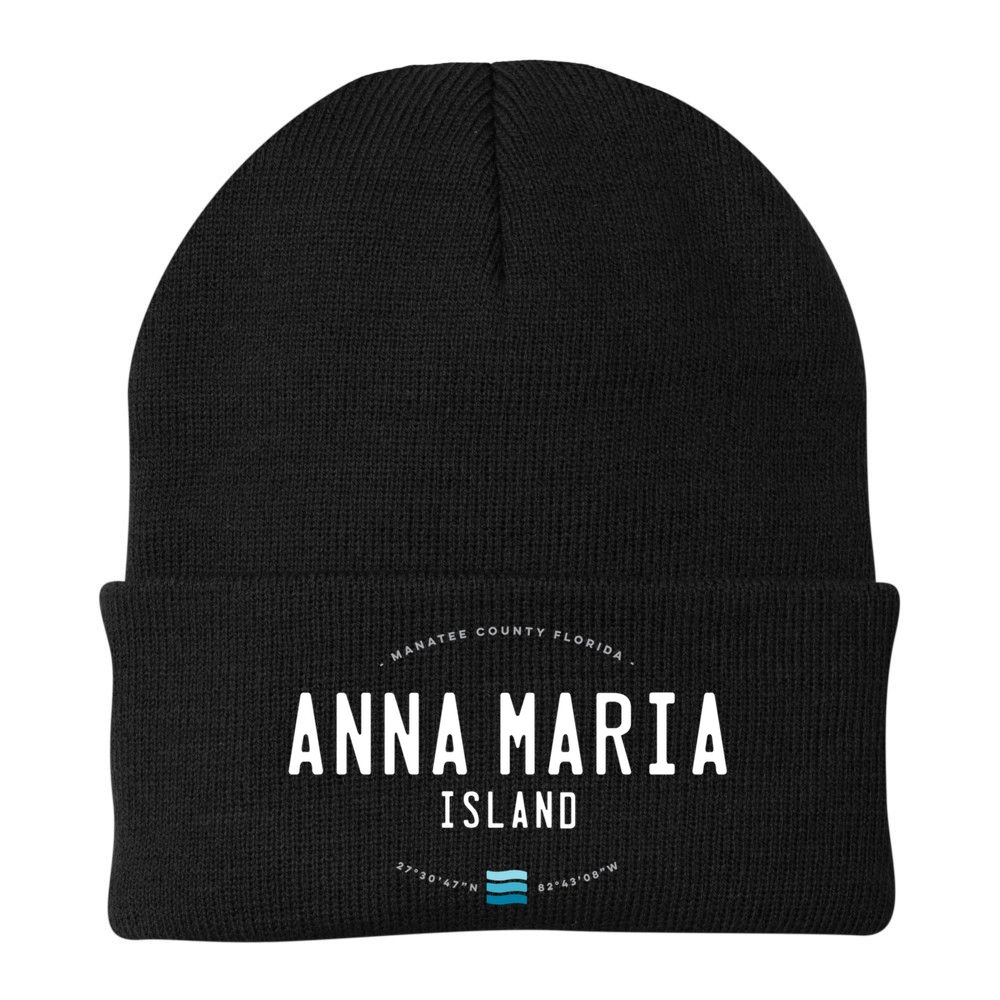 Anna Maria Island Florida Beach Waves Meaningful Gift Beanie