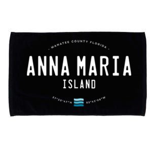 Anna Maria Island Florida Beach Waves Meaningful Gift Microfiber Hand Towel