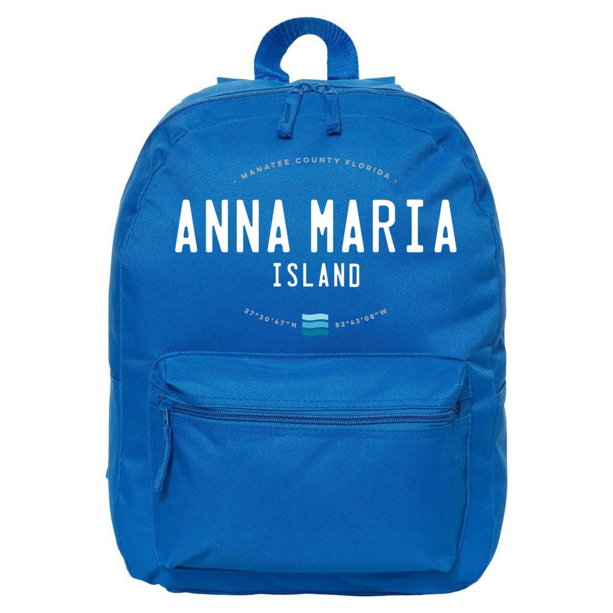 Anna Maria Island Florida Beach Waves Meaningful Gift 16 in Basic Backpack