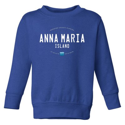 Anna Maria Island Florida Beach Waves Meaningful Gift Toddler Sweatshirt