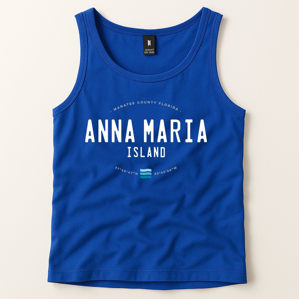 Anna Maria Island Florida Beach Waves Meaningful Gift Tank Top