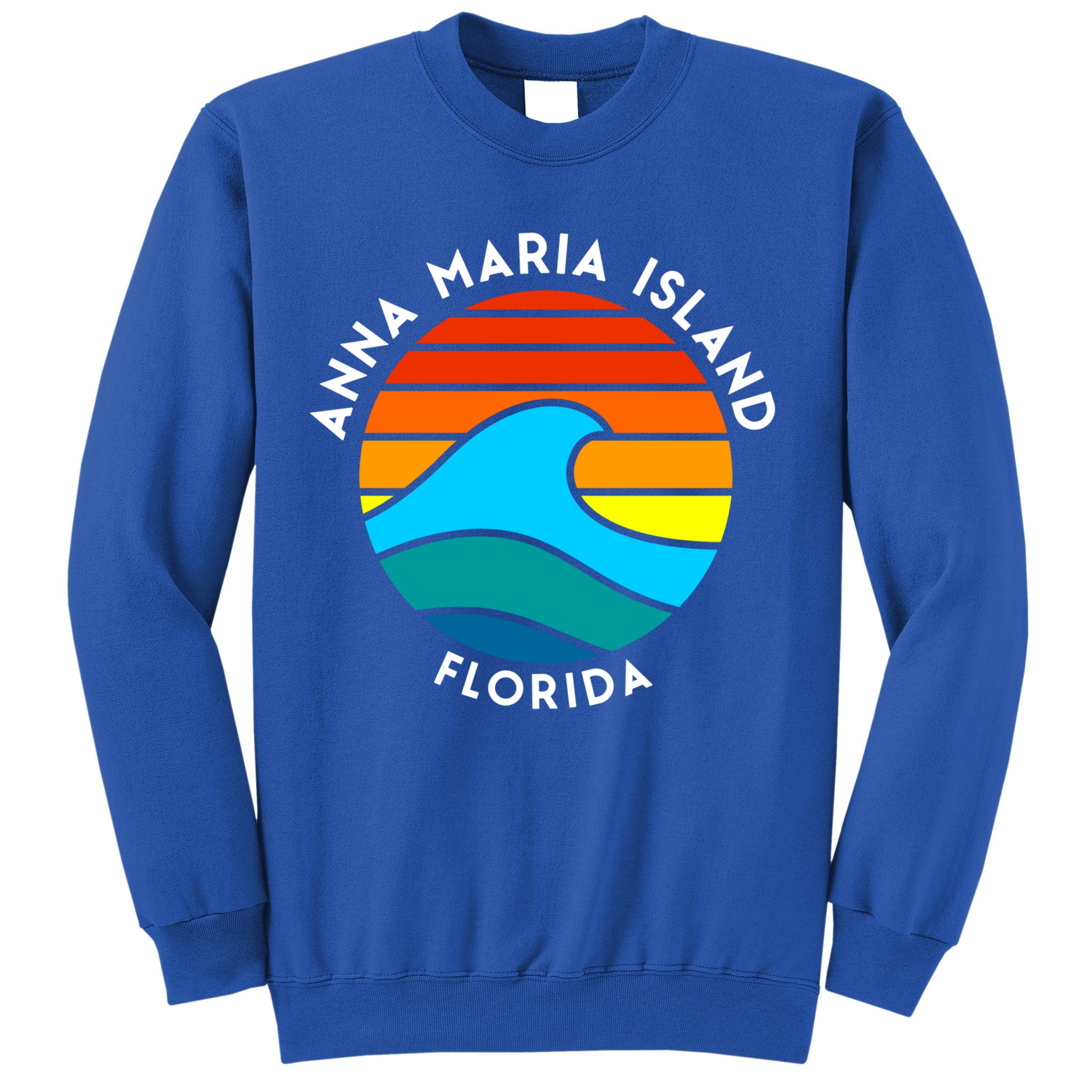 Anna Maria Island Florida Retro Wave Gift Sweatshirt