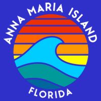 Anna Maria Island Florida Retro Wave Gift 16 in Basic Backpack