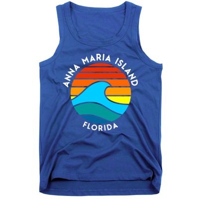 Anna Maria Island Florida Retro Wave Gift Tank Top
