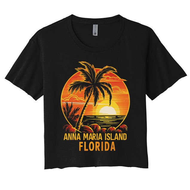 Anna Maria Island Florida Crop Top