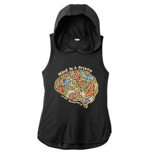 Alec Mind Is A Prison Benjamin Ladies PosiCharge Tri-Blend Wicking Draft Hoodie Tank