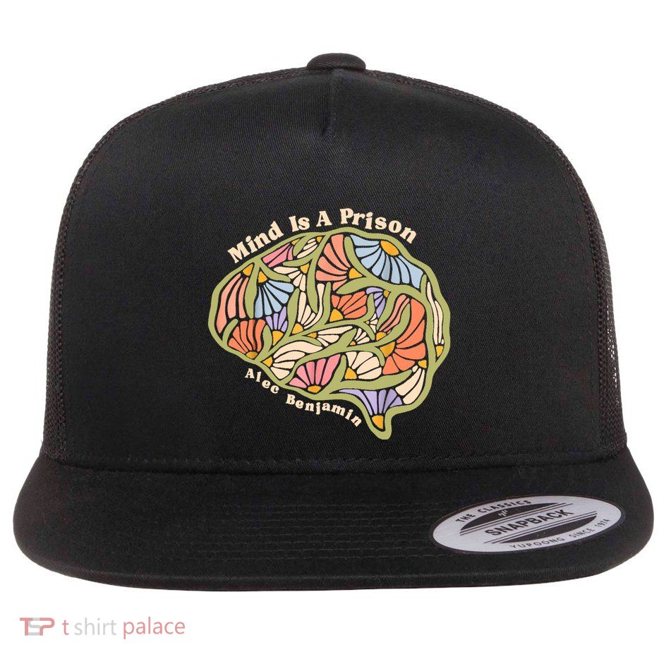 Alec Mind Is A Prison Benjamin Flat Bill Trucker Hat