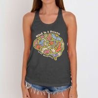 Alec Mind Is A Prison Benjamin Women's Knotted Racerback Tank