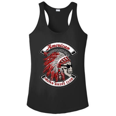 American Motorcycles Indian Biker Club Oldschool Choppers Ladies PosiCharge Competitor Racerback Tank