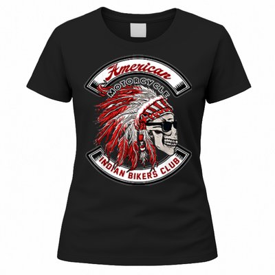 American Motorcycles Indian Biker Club Oldschool Choppers Women's T-Shirt