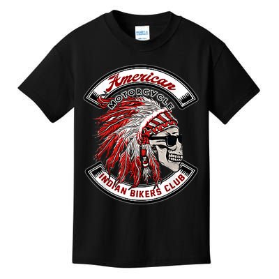 American Motorcycles Indian Biker Club Oldschool Choppers Kids T-Shirt