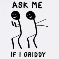 Ask Me If I Gridy Funny Humorous Gridy Dance Garment-Dyed Sweatshirt