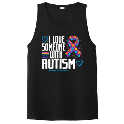 Autism Mom I Love Someone With Autism Gift PosiCharge Competitor Tank