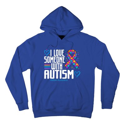 Autism Mom I Love Someone With Autism Gift Hoodie