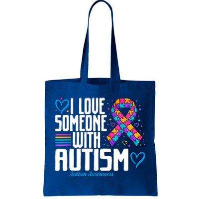 Autism Mom I Love Someone With Autism Gift Tote Bag