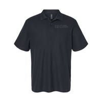 A Man Is Not A Plan. A Man Is A Companion Softstyle Adult Sport Polo